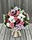 Букет цветов из: Альстромерии, Гвоздики, Розы и Хризантемы в Сергиевское