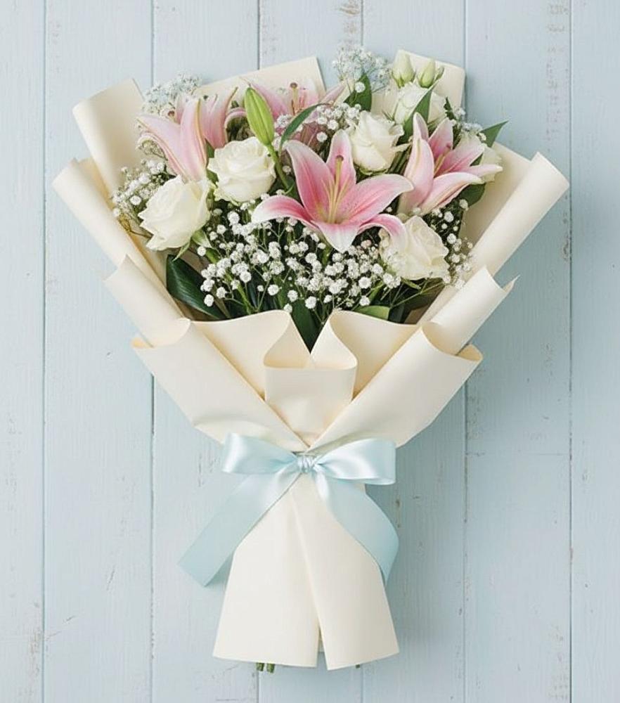 Букет цветов из: Лилии в Сергиевское