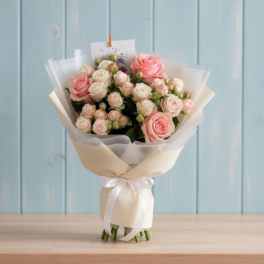 Букет цветов из: Розы в Сергиевское