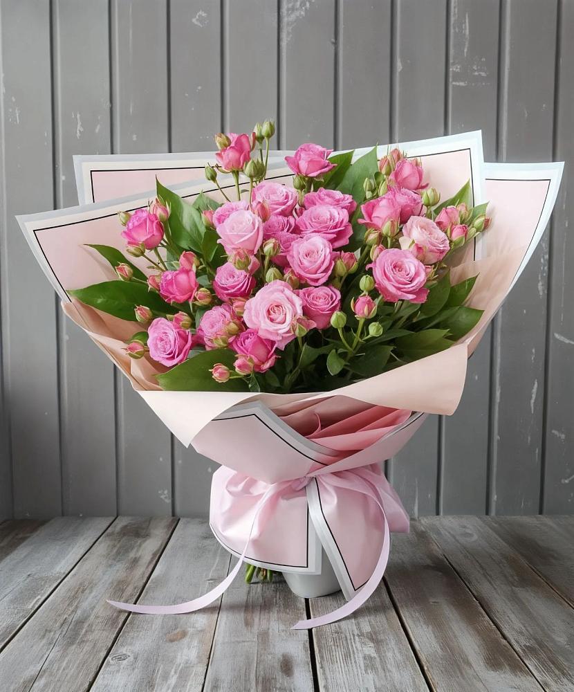 Букет Розовый кустик в Сергиевское