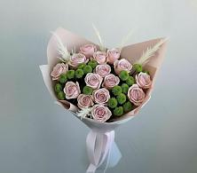 Букет цветов из:  Розы и Хризантемы #REPLACE_PRED# Сергиевское