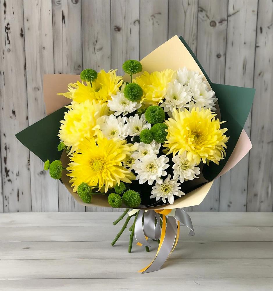 Букет цветов из: Хризантемы в Сергиевское