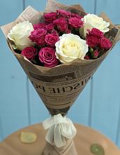 Букет цветов из:  Розы #REPLACE_PRED# Сергиевское