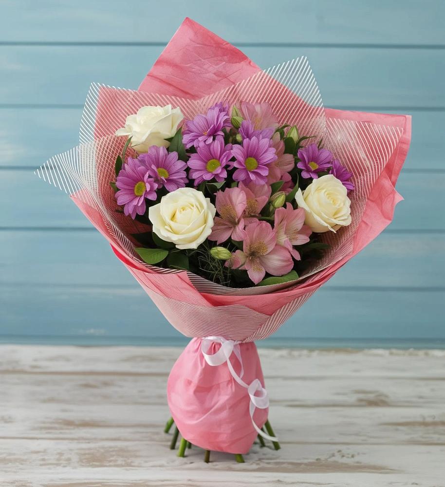 Букет цветов из: Герберы в Сергиевское