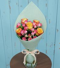 Букет цветов из:  Розы #REPLACE_PRED# Сергиевское