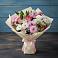 Букет цветов из: Хризантемы, Альстромерии и Розы в Сергиевское
